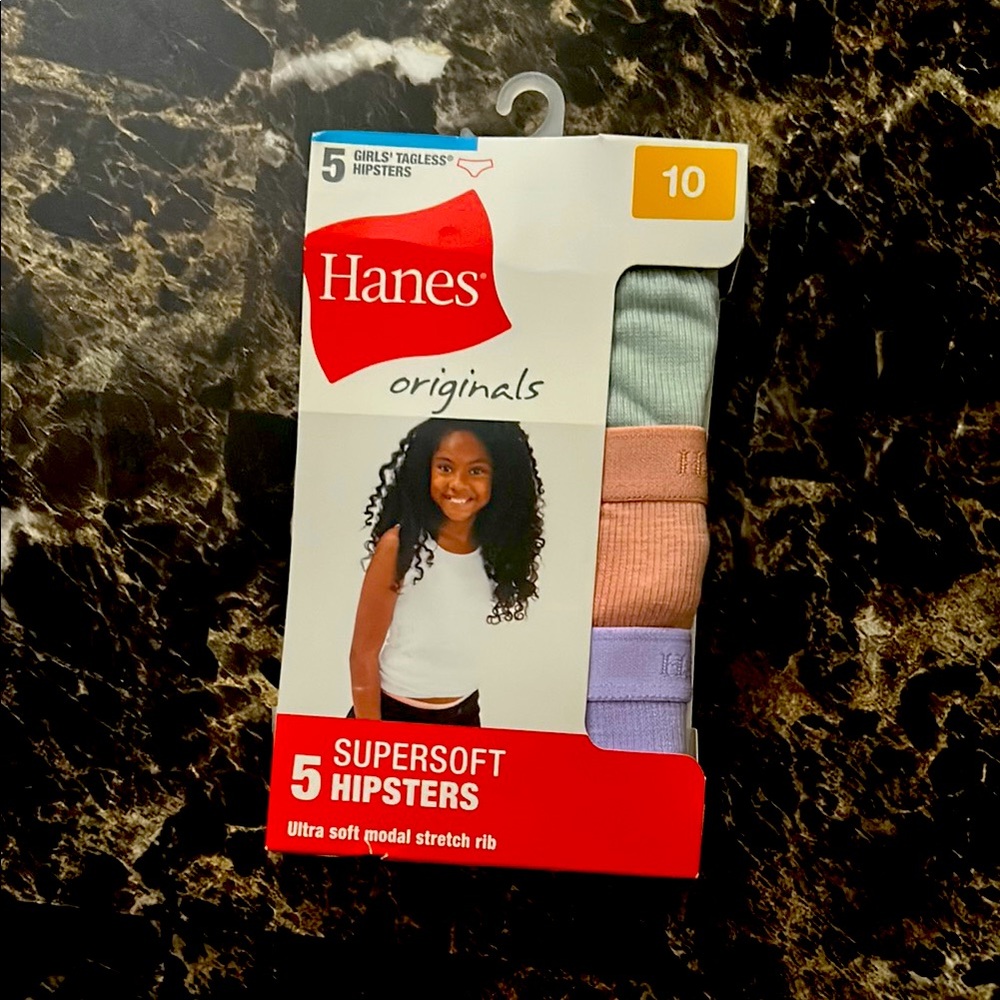 HANES 5(pk) SUPERSOFT HIPSTERS